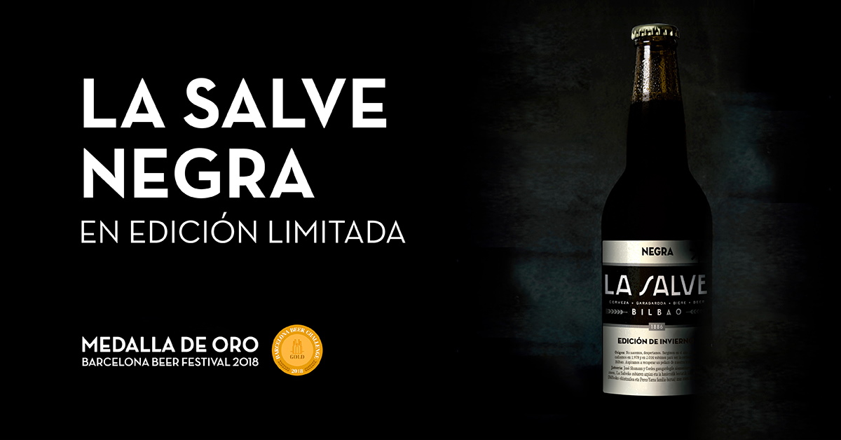 La edición limitada de cerveza negra de LA SALVE se agota en 3 semanas - La Salve Bilbao